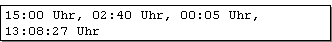 Abb. 6.2: DIN 5008 - Uhrzeit
