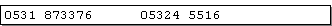 Abb. 7.1.2: DIN 5008 - Telefonnummern