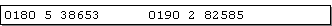 Abb. 7.3.1: DIN 5008 - Sondernummern