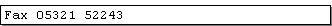 Abb. 7.5: DIN 5008 - Telefaxnummern