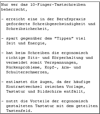 Abb. 9.2.2: DIN 5008 - Mehrzeilige Aufzählungsglieder