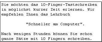 Abb. 10.1: DIN 5008 - Einrücken